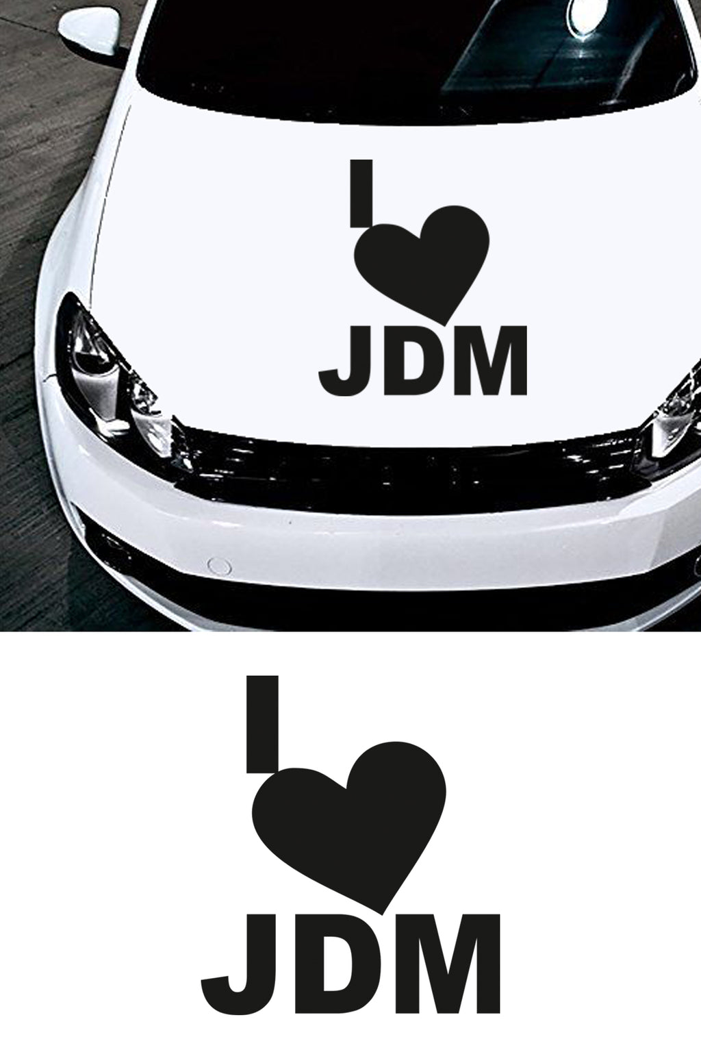 I Love Jdm Sticker