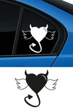 Kalp Şeytan Sticker