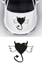 Kalp Şeytan Sticker
