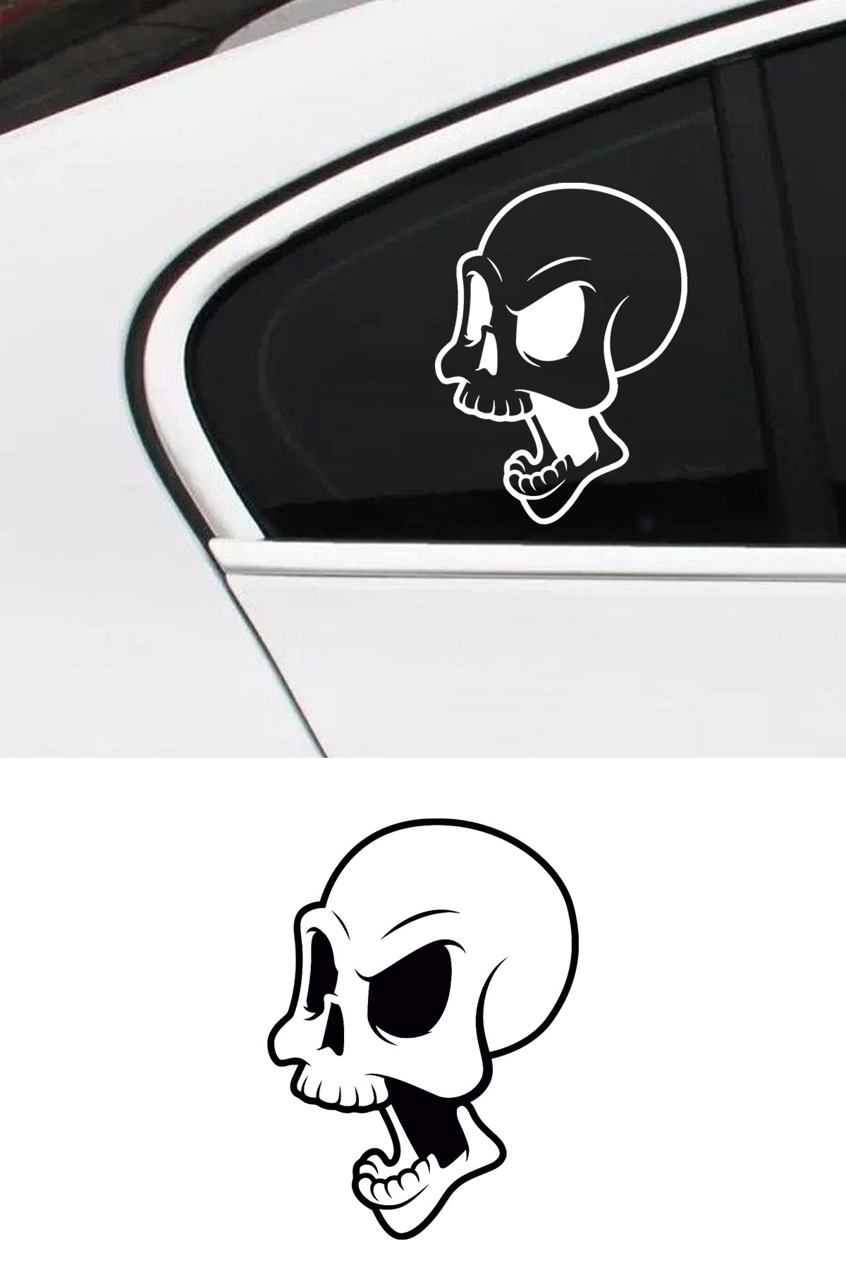 Kızgın Kuru Kafa Sticker