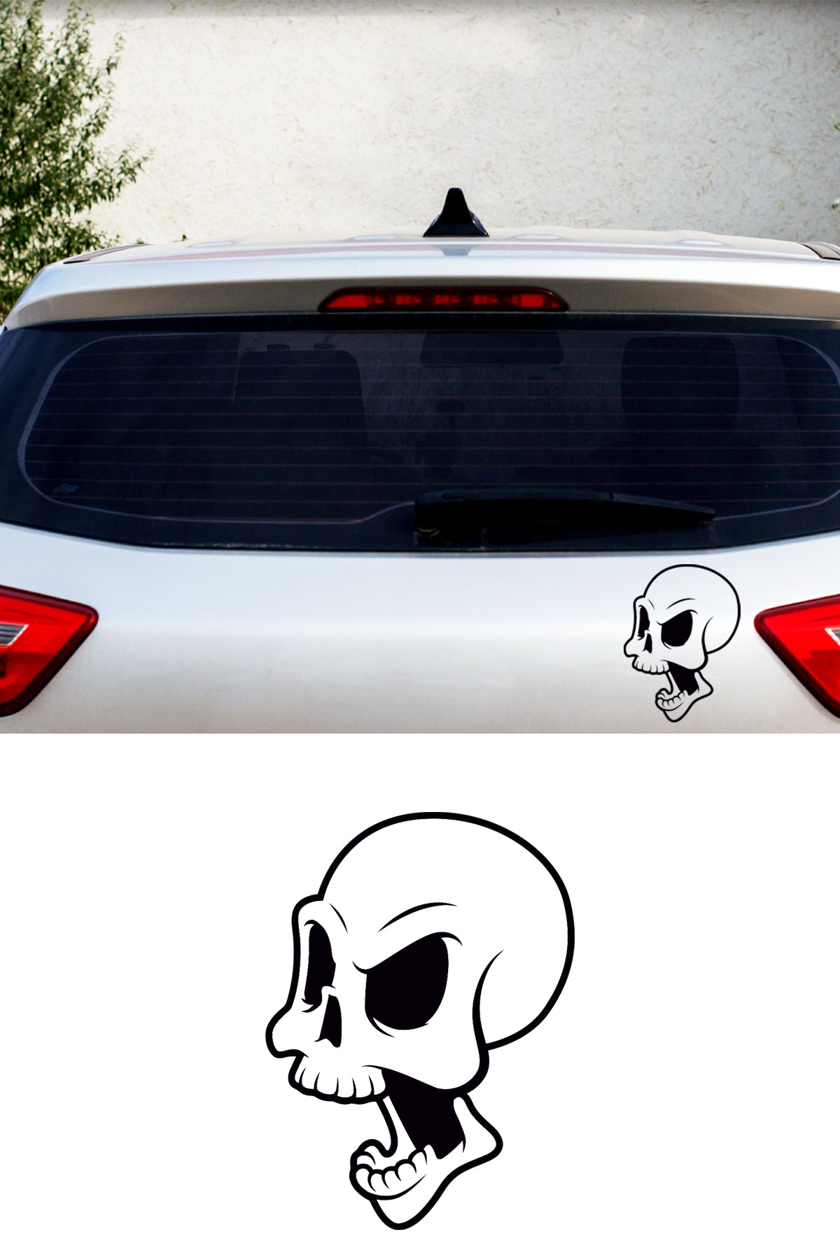 Kızgın Kuru Kafa Sticker