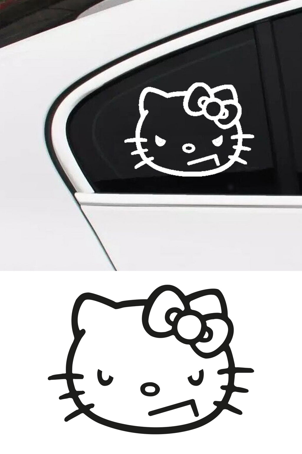 Kızgın Hello Kitty Sticker