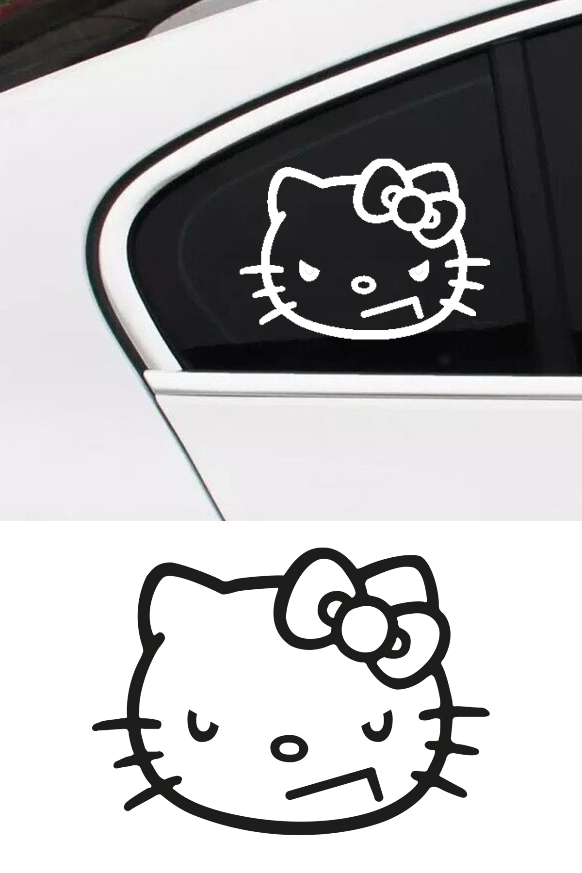Kızgın Hello Kitty Sticker