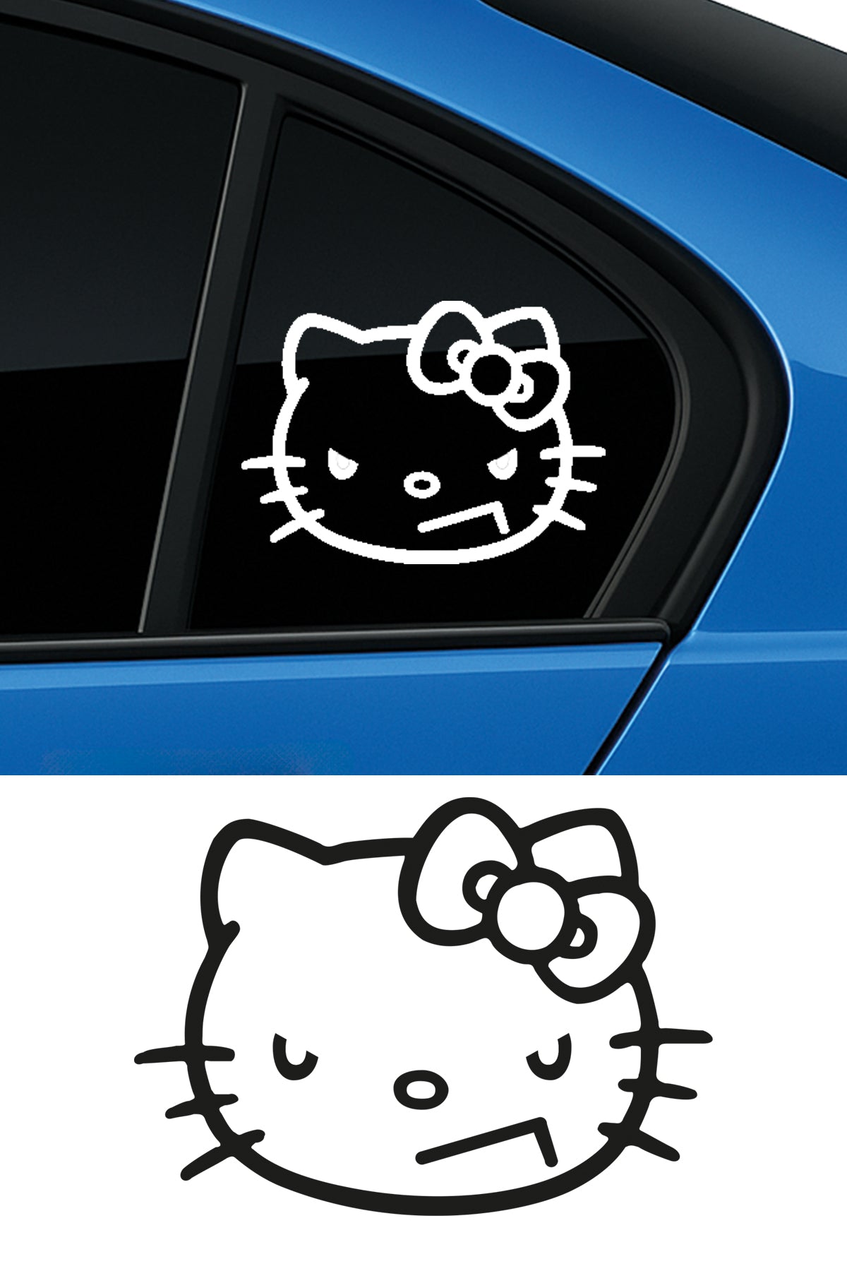Kızgın Hello Kitty Sticker