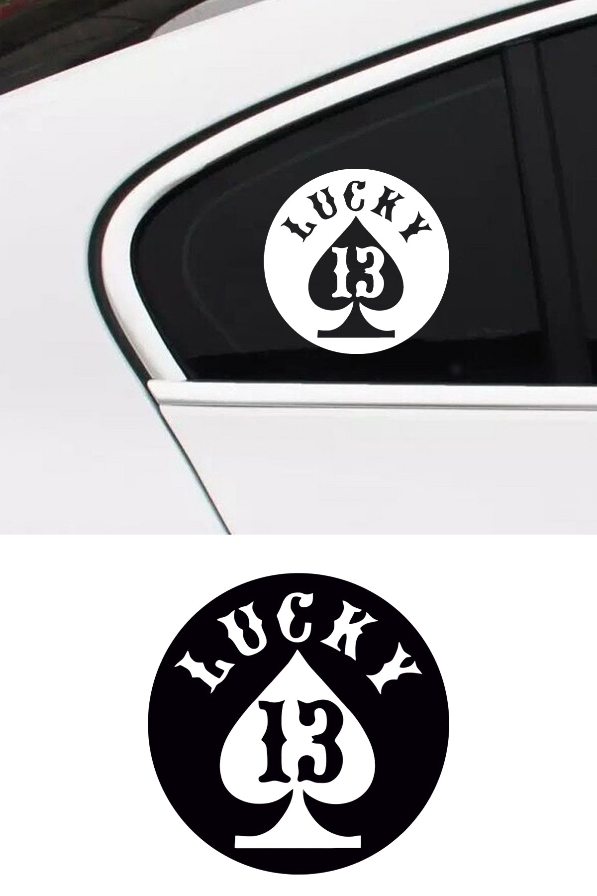 Lucky 13 Sticker