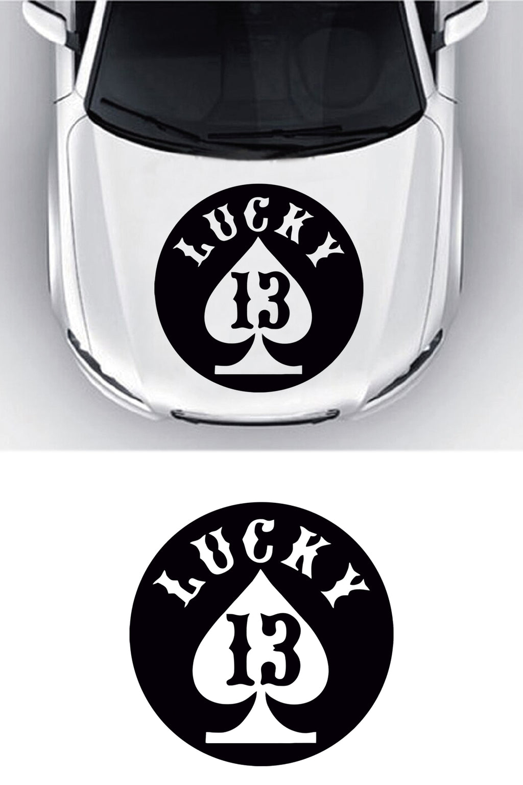 Lucky 13 Sticker