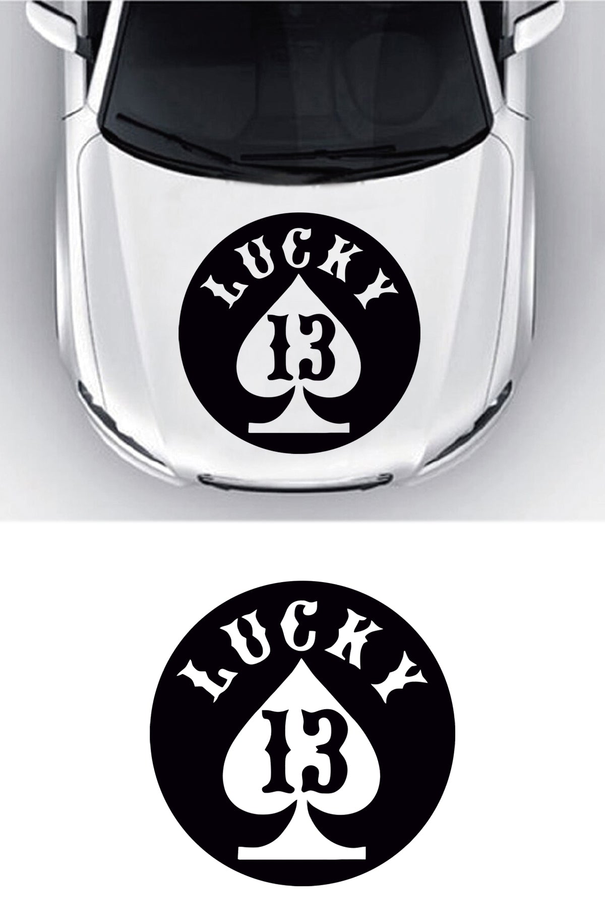Lucky 13 Sticker