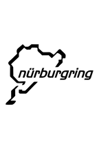 Nürburgring Oto Sticker