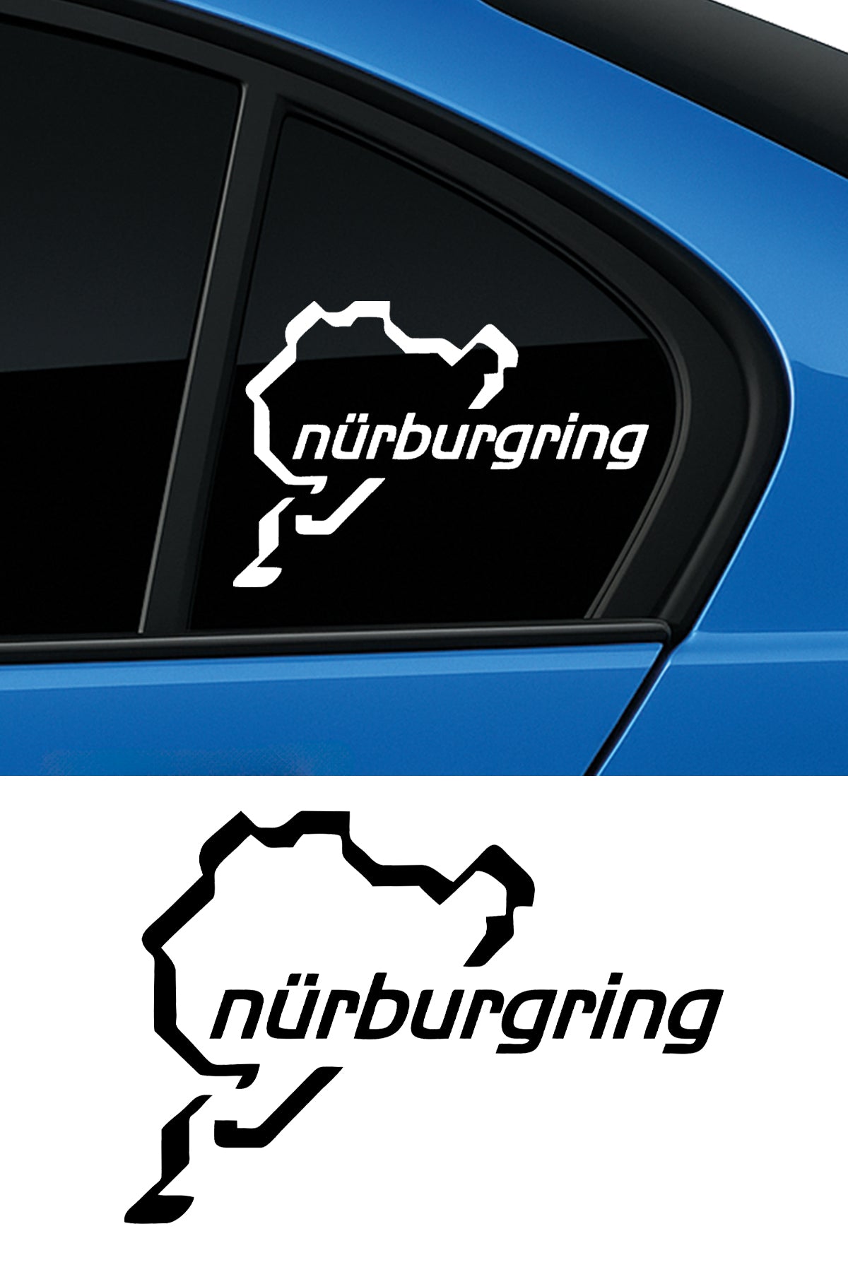 Nürburgring Oto Sticker