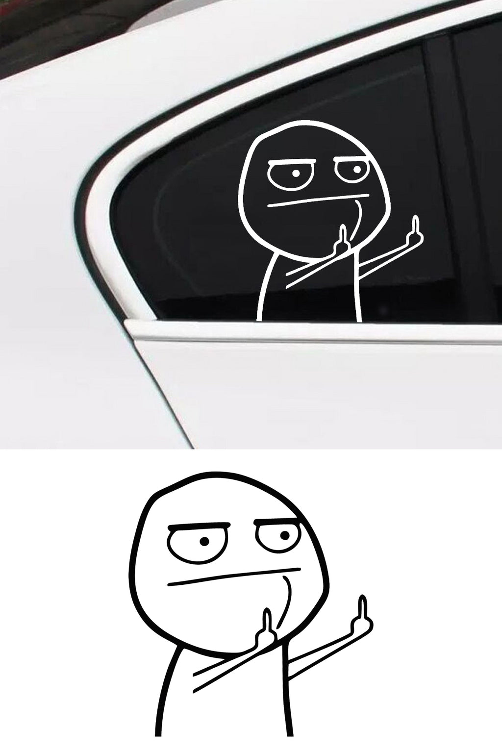 Orta Parmak Sticker