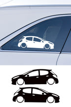 Peugeot 207 basık Oto Sticker Sağ Sol Takım