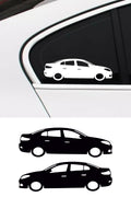 Renault Flueance Basık Oto Sticker Sağ Sol Takım