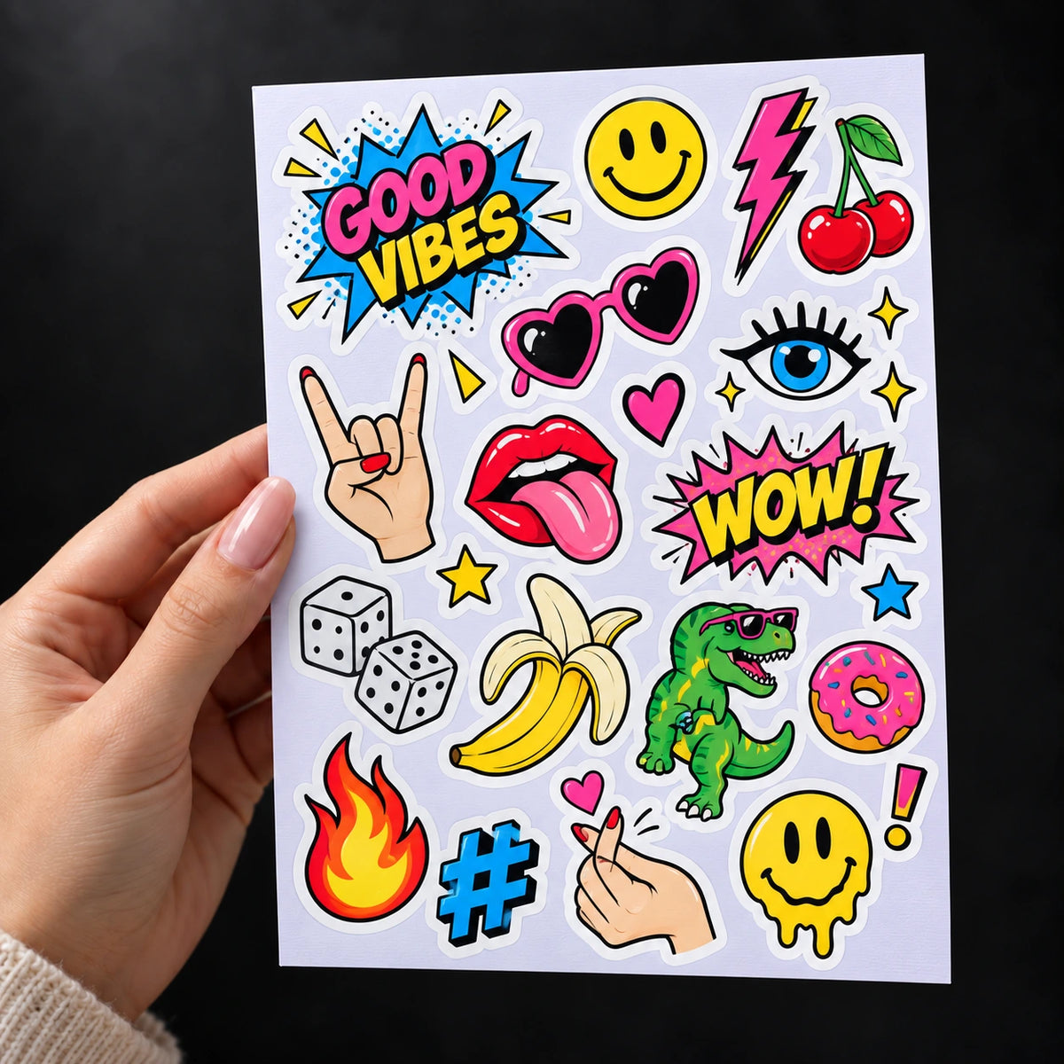 Sticker Sheet & Kendi Sticker Paketin