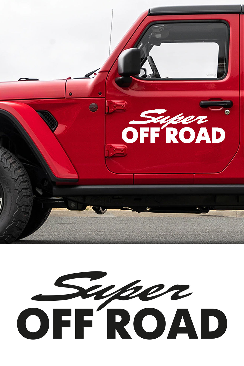 Super Off Road Sticker