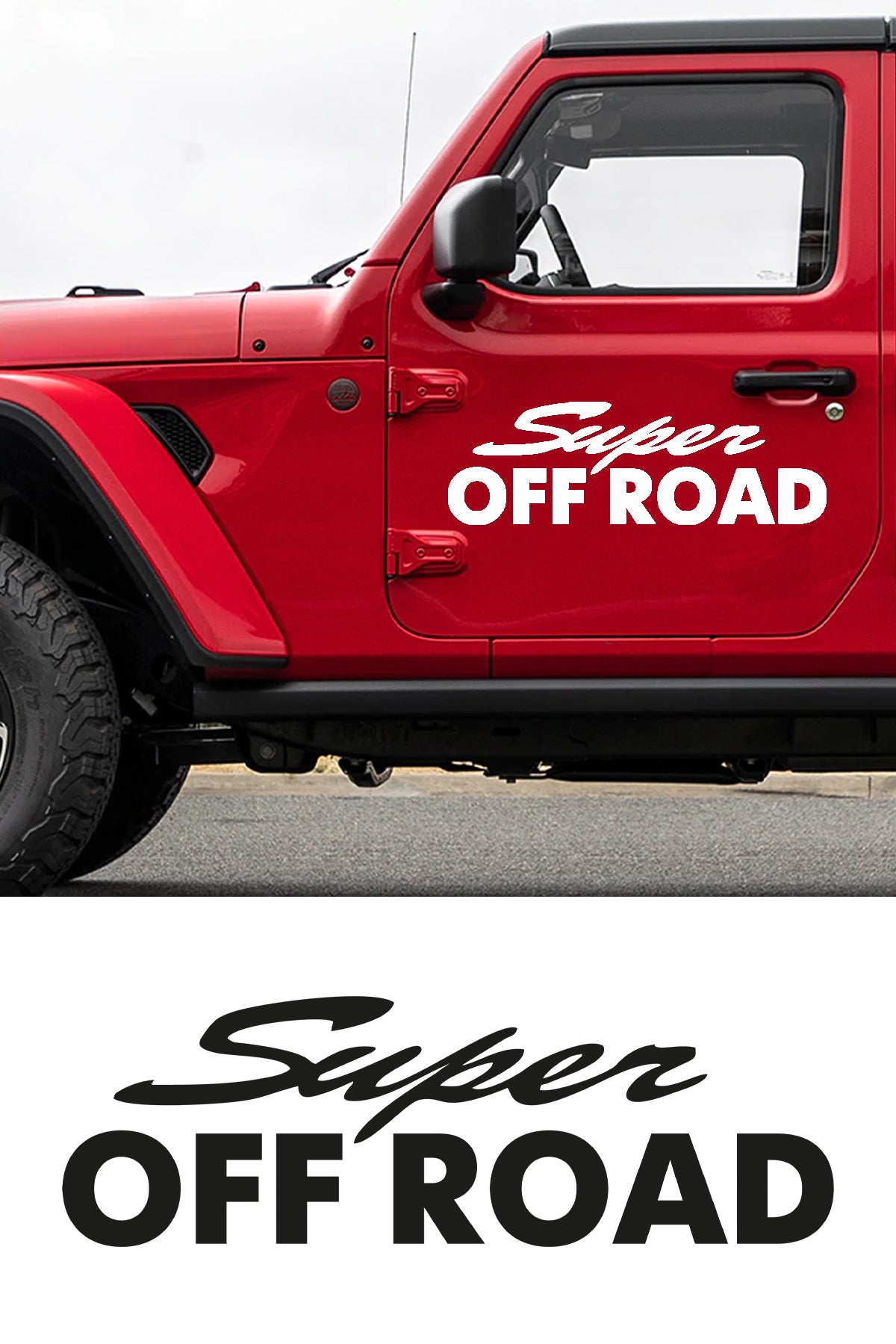 Super Off Road Sticker