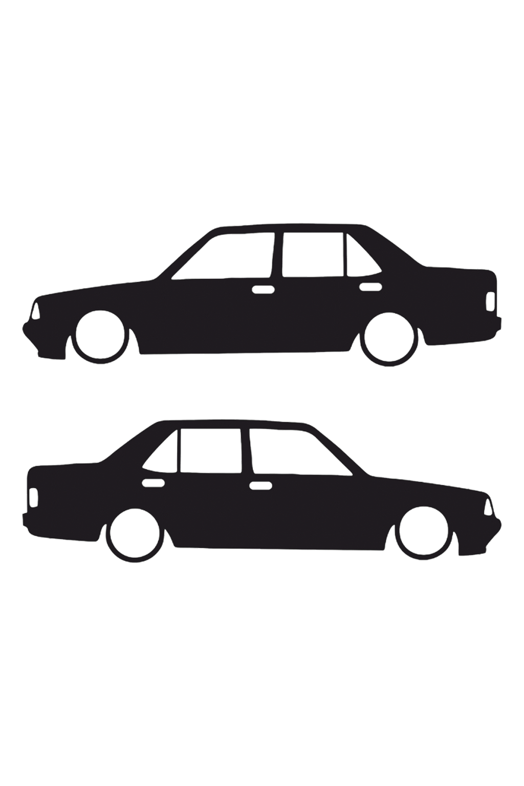 Tofaş Şahin Basık Oto Sticker Sağ Sol Takım