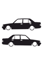 Tofaş Şahin Basık Oto Sticker Sağ Sol Takım