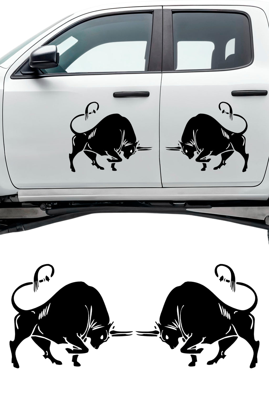 Türk Boğası Sticker Sağ Sol Takım
