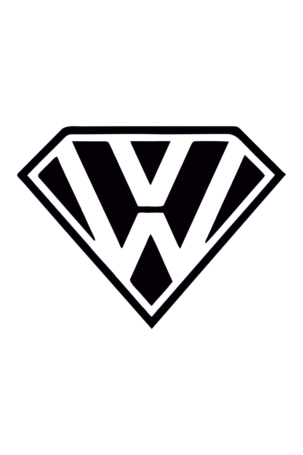 Volkswagen Superman Sticker