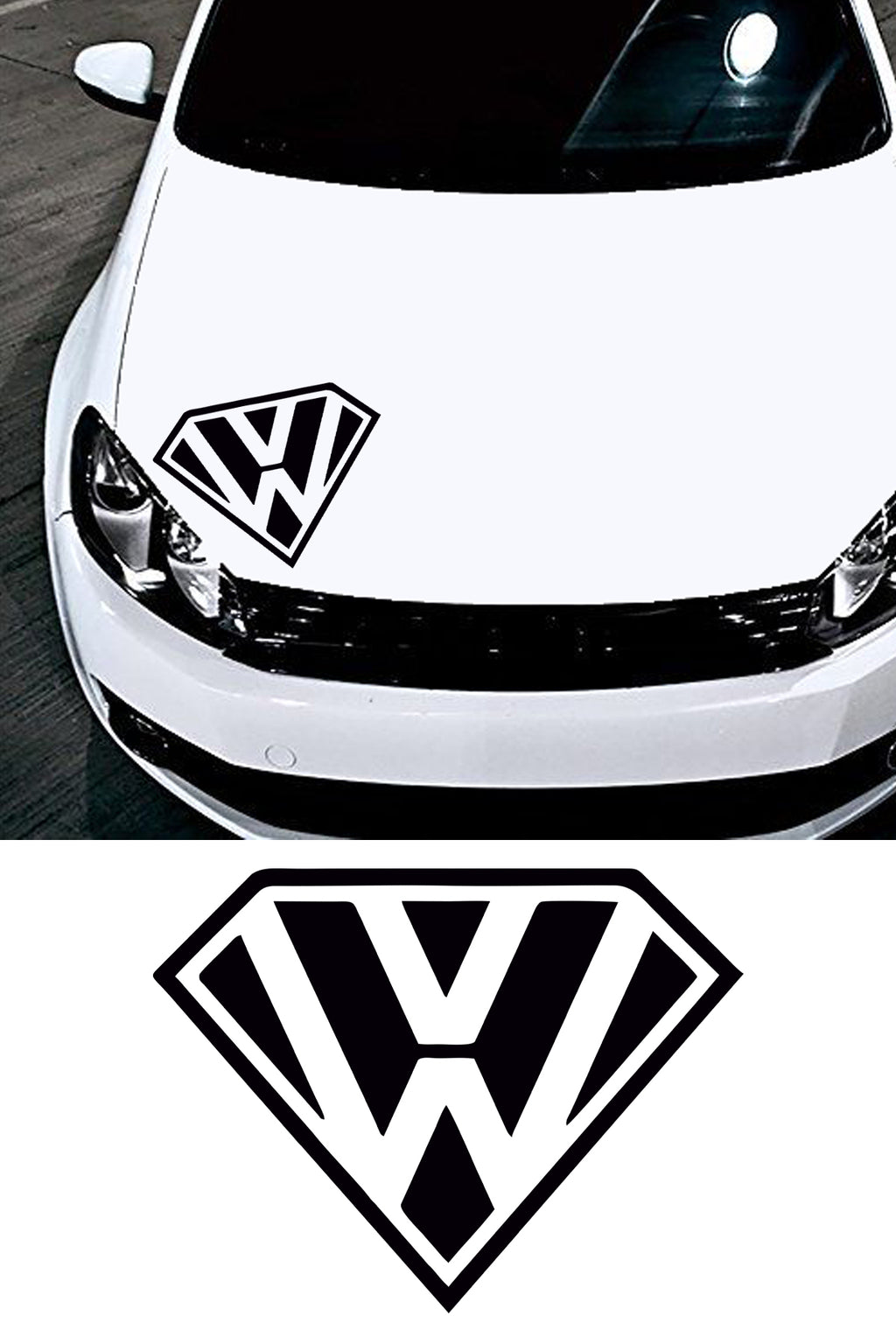 Volkswagen Superman Sticker