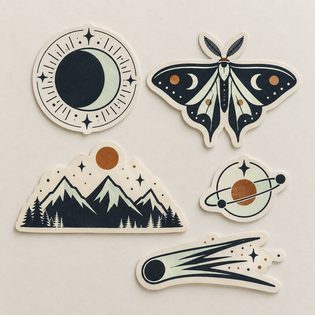 Karanlıkta Parlayan Sticker