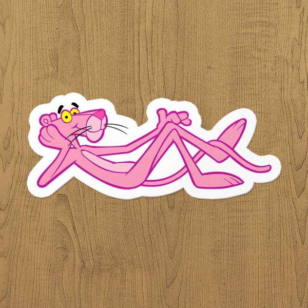 Pembe panter sticker