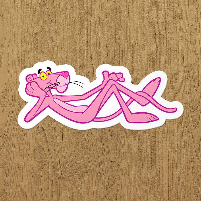 Pembe panter sticker