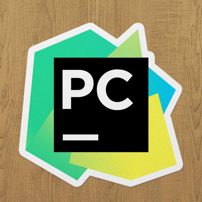 Pycharm sticker etiket