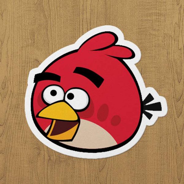 Angary Birds Sticker