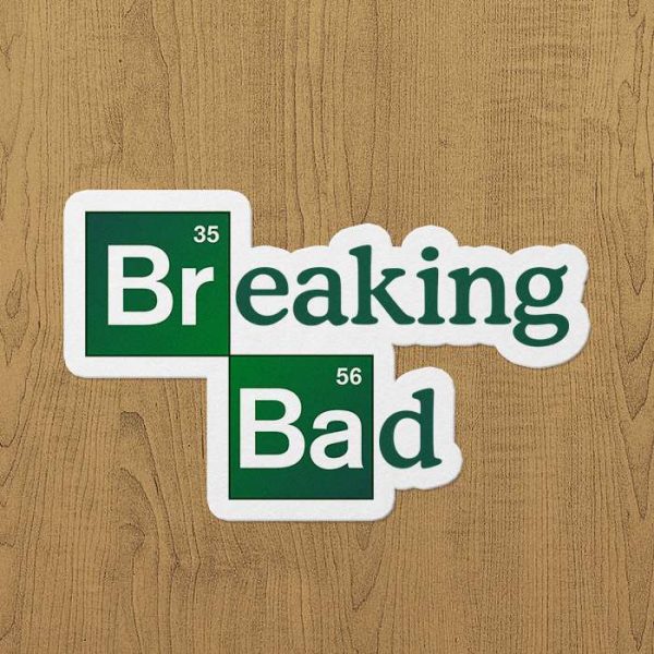 breaking bad sticker etiket