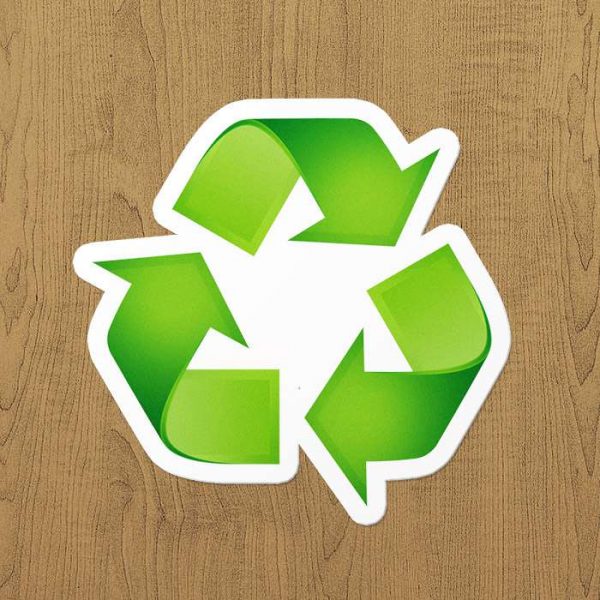 geri dönüşüm sticker