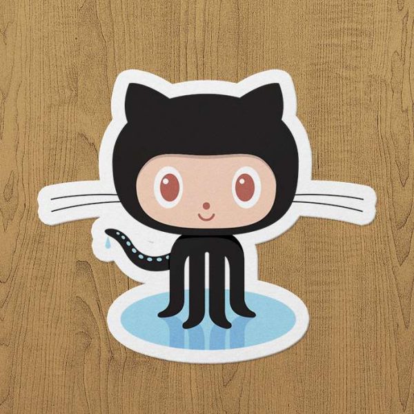 github laptop sticker