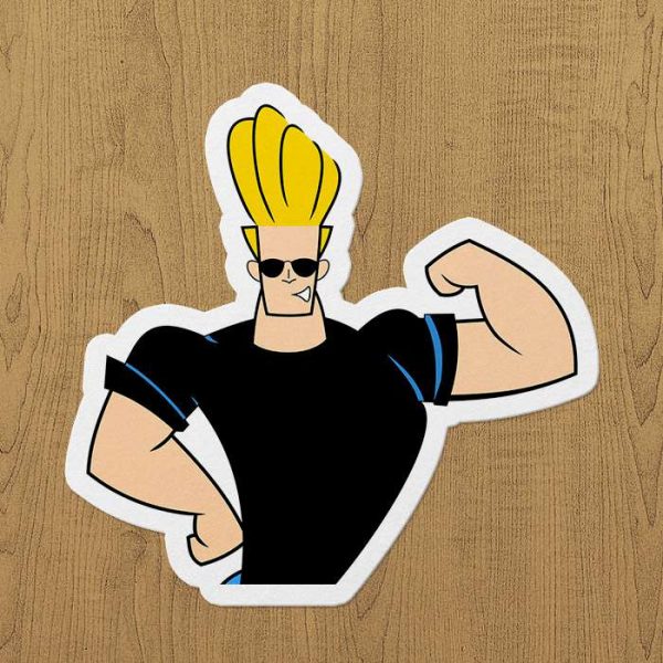 johnny bravo sticker