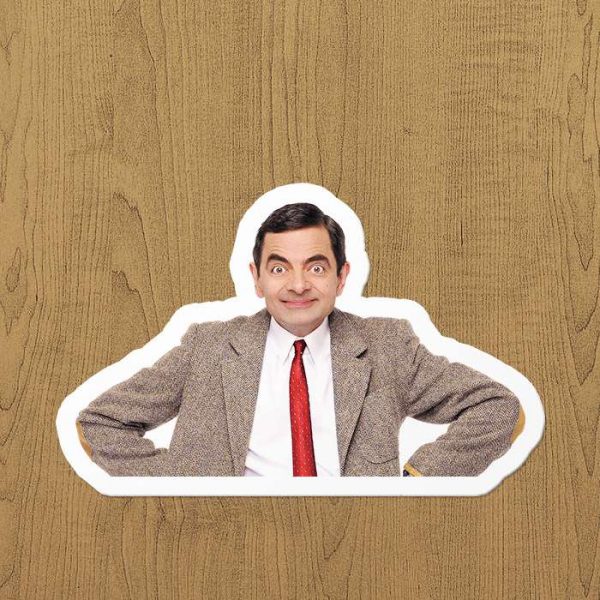 Mr bean sticker