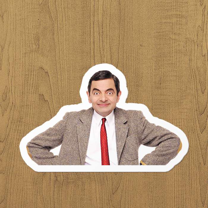 Mr bean sticker