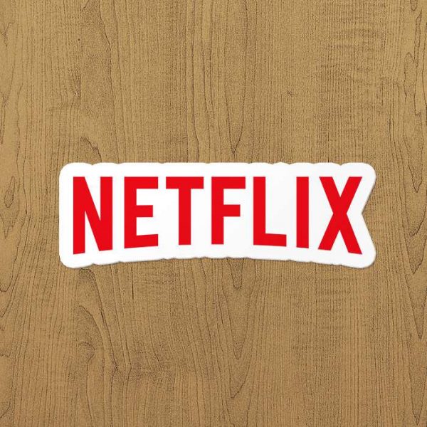 netflix sticker etiket