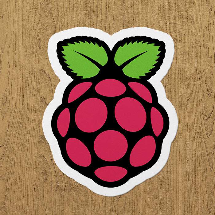 Raspberry pi sticker
