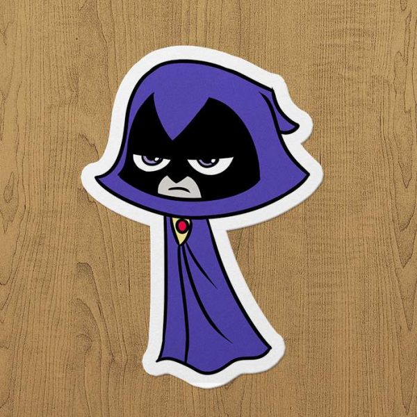 Raven Sticker Etiket