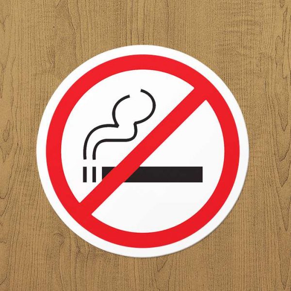 Sigara içilmez sticker etiket