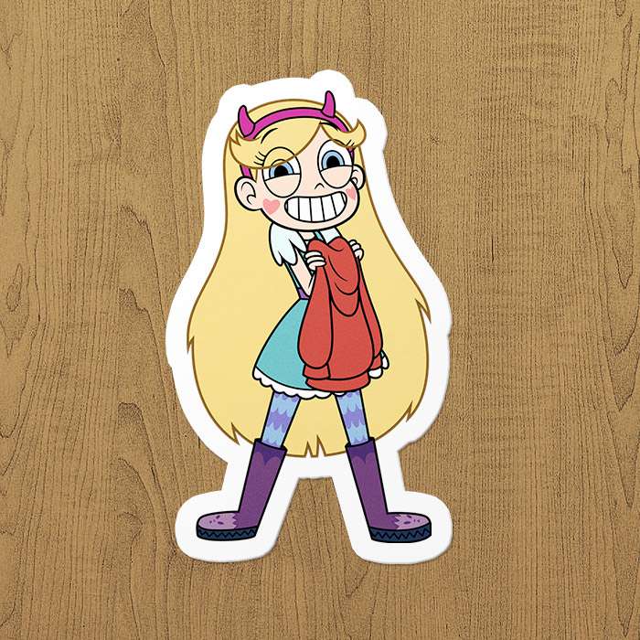 star kötülere karşı sticker etiket