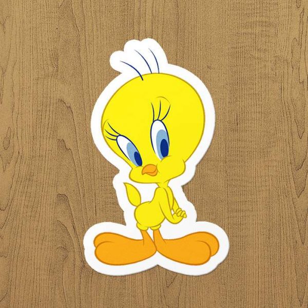 tweety sticker etiket