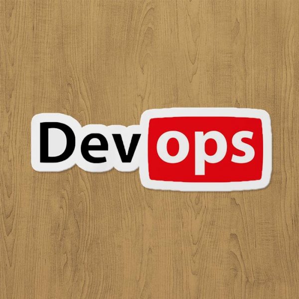 Devops sticker etiket