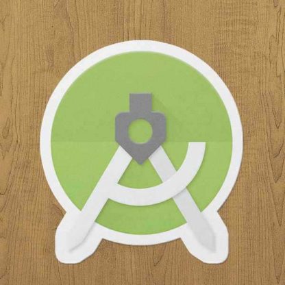 android studio sticker etiket