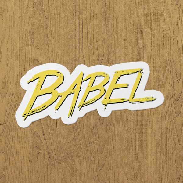 babel sticker etiket babel sticker etiket