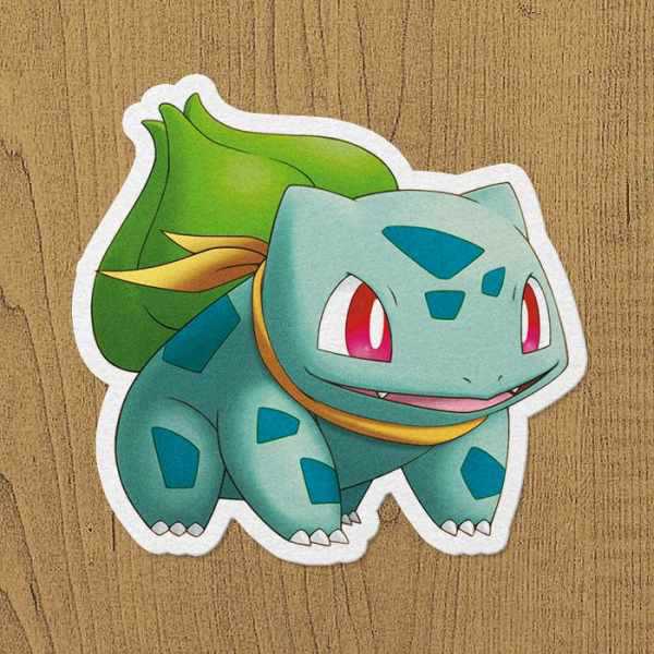 balbasaur sticker etiket balbasaur sticker etiket