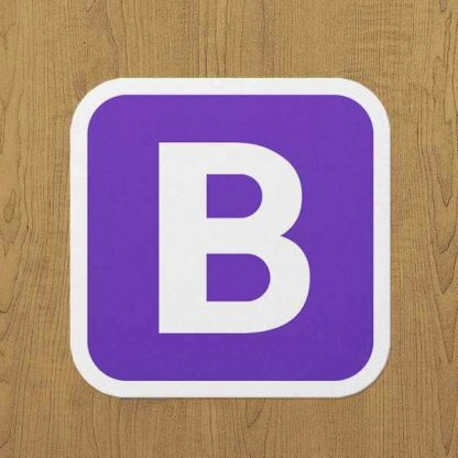 bootstarp sticker etiket