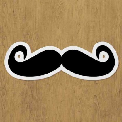 bıyık sticker etiket