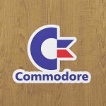 commodore sticker etiket
