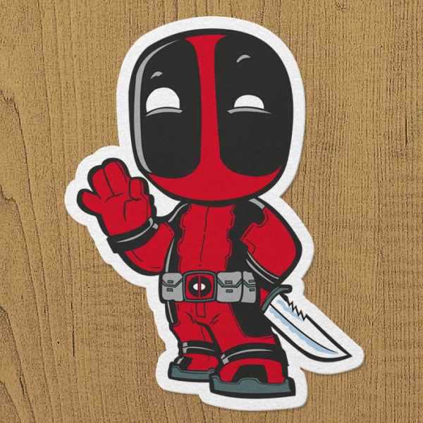 deadpool sticker etiket deadpool sticker etiket