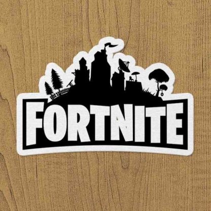 fortnite logo sticker etiket